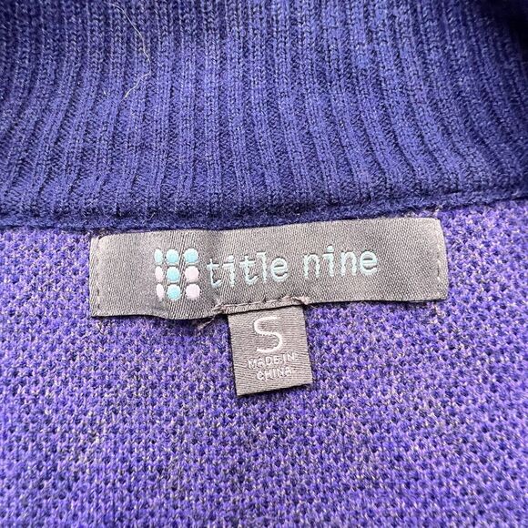 Title Nine S Athletic Dress 1/4 Zip Xtra Fine Merino Wool Knee Length Purpl Gray - Picture 4 of 16